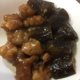 鶏肉とナスの焼き煮